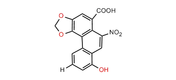 8-Hydroxy-6-nitrophenanthro[3,4-d]-1,3-dioxole-5-carboxylic acid